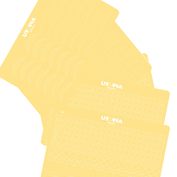 VORBESTELLUNG! 6er set Übungshaut A4 Augenbrauen